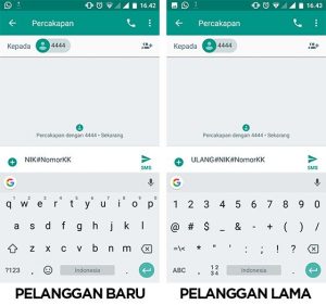 Begini!!Cara Registrasi Kartu Prabayar Semua Operator, Mudah!